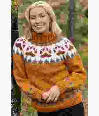 Okerbrun villmarksgenser - Linka Neumann design VGVG0004B