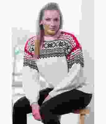 Hvit Setesdalsgenser - Viking 1403-7b