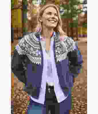 Marineblå Frydkofte - Viking 1416-4-627