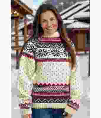 Klassisk norsk strikkegenser - Viking 1502-9B