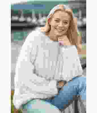 Hvit Une genser - Viking-1618-6-500