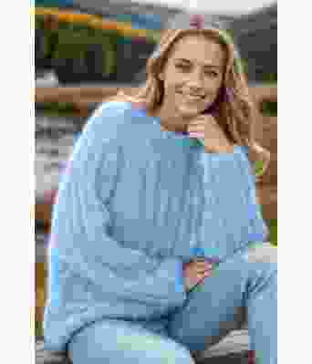 Lys blå Une genser - Viking-1618-6-520