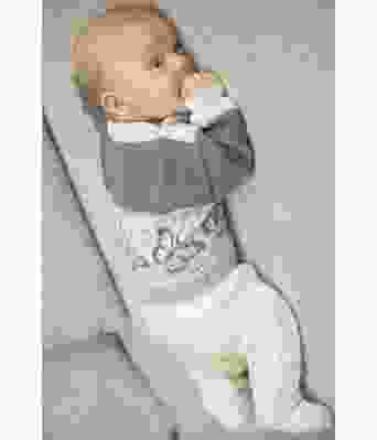 Sommerfugl strikket babygenser - Viking 1802-4