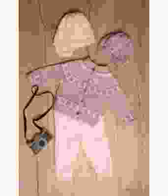 "Lykkelig" babybukse og babylue - Viking 1802-16