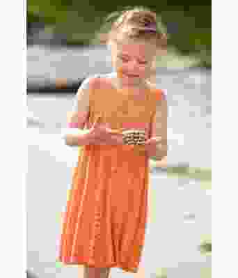 Nikoline strikket kjole til jente - Viking 1918-01