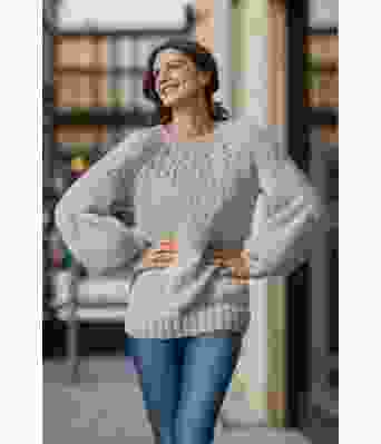 Grå Smil genser - Viking 1923-8-313