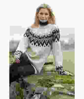 Solid strikkegenser i ull Kathrine Sørland - Viking 2006-1