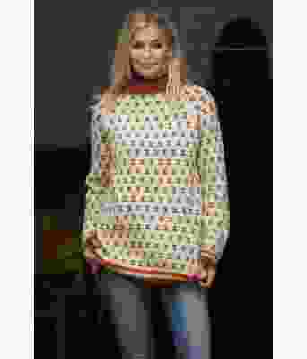 Naturhvit minne genser kathrine sørland - Viking 2006-05b