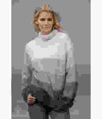 Andrine stripete grå strikkegenser Kathrine Sørland - Viking 2012-1A