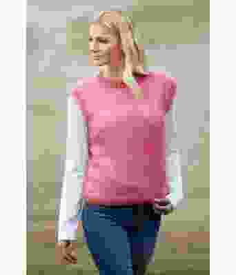 Clara strikket rosa vest Kathrine Sørland - Viking 2012-06b