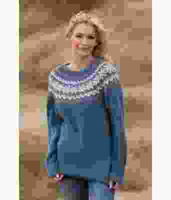 Rakel genser i petrolfarge - Viking 2013-1a