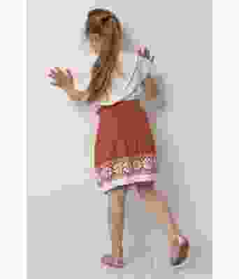 Oransje Lydia skjørt - Viking 2015-02b