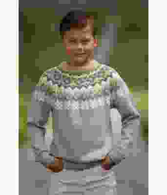 Nova genser til barn i lys petrol - Viking 2017-1A