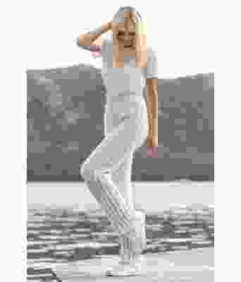 Nyte grå strikkebukse til dame - Viking 2022-10