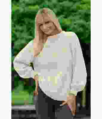 Naturhvit Behag genser - Viking 2022-2-302