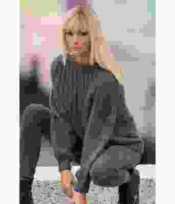 Jeansblå Behag genser - Viking 2022-2-327