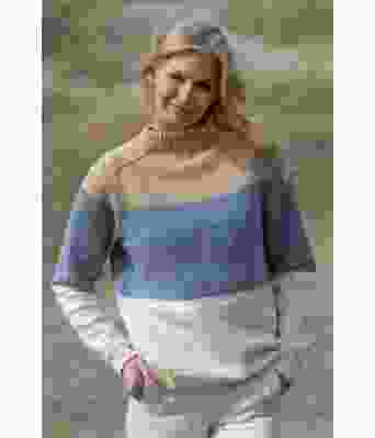 Dans strikkegenser i bomull Kathrine Sørland - Viking 2023-4a