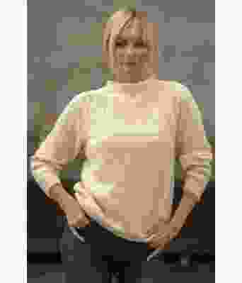 Tandoori genser i bomull Katrhine Sørland (Natur) - Viking 2023-5