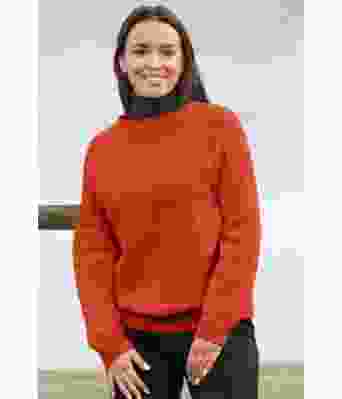 Tandori genser i brent oransje - Viking 2023-5-454