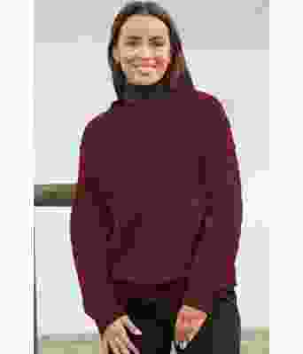 Rødbrun Tandori genser - Viking 2023-5-455