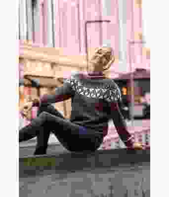 Brun Piff genser - Viking 2023-7-408