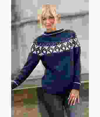 Marineblå Piff genser - Viking 2023-7-426