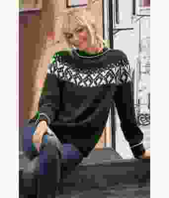 Mørkegrønn Piff genser - Viking 2023-7-433