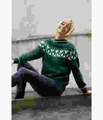 Piff genser i mørk petrol - Viking 2023-7-434