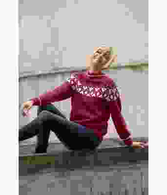 Bordeaux Piff genser - Viking 2023-7-459