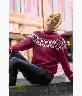 Burgunder Piff genser - Viking 2023-7-463