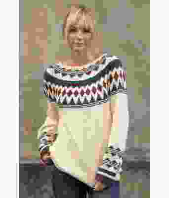 Rosmarin strikket bomullsgenser Kathrine Sørland - Viking 2024-1