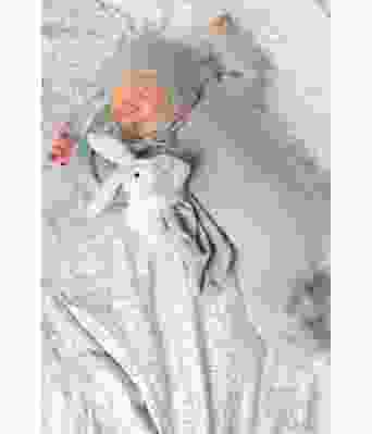 Evig gråblått hentesett med genser og sparkebukse - Viking 2028-3b