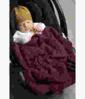 Sahara burgunder babyteppe - Viking 2028-4