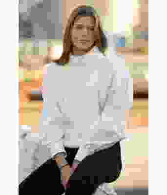 Seed strikket vest med høy hals - Viking 2029-7