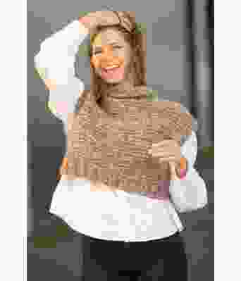 Shorty kort strikkevest - Viking 2029-10