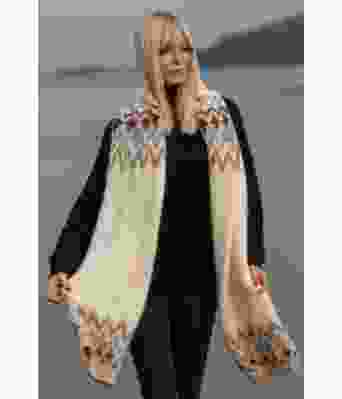 Kathrine strikket skjerf - Viking 2034-4