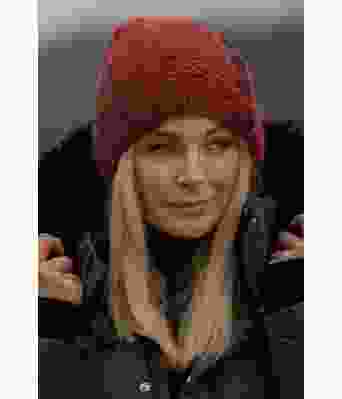 Oransje Sørland strikket lue - Viking 2034-06c