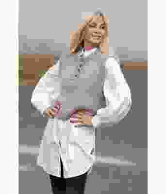 Fin vest med knapper - Viking 2035-03