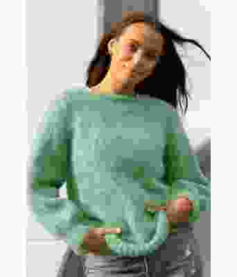 Støvgrønn Duos genser - Viking 2137-05-532