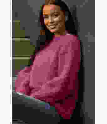 Duos genser i mørk cerise - Viking 2137-05-573