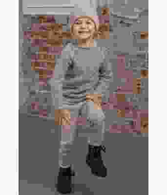 Poppe genser, bukse og lue til barn - Viking 2204-08C