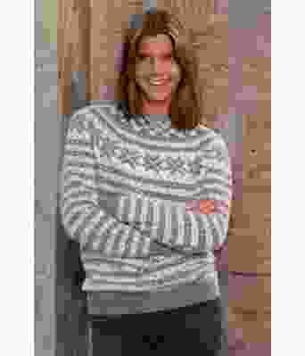 Grå fanagenser med rundfelling - Viking 2207-2-513