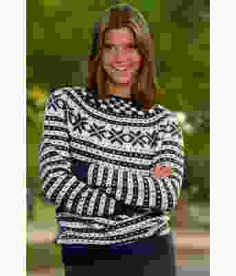 Marineblå fanagenser med rundfelling - Viking 2207-2-526