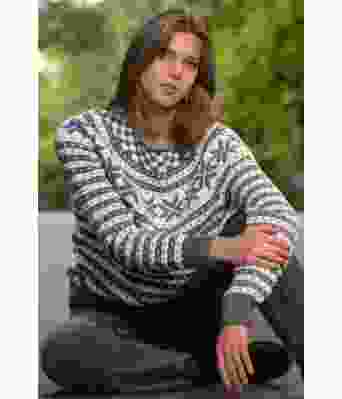 Jeansblå fanagenser med rundfelling - Viking 2207-2-527