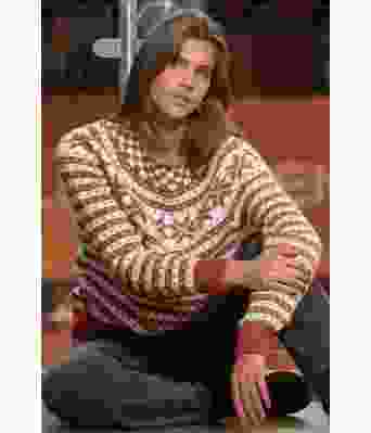 Rustbrun fanagenser med rundfelling - Viking 2207-2-552