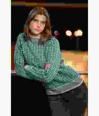 Blågrønn islender med raglanfelling - Viking 2207-4B