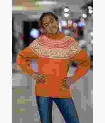 Setesdalsgenser med rundfelling til barn - Viking 2210-03B