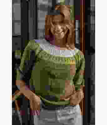 Verina strikkegenser med halvkorte ermer - Viking 2215-08