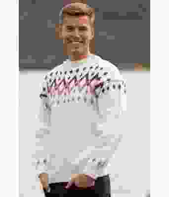 Tikka strikket genser til herre - Viking 2221-04