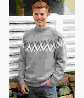 Masala strikkegenser til mann - Viking 2221-05